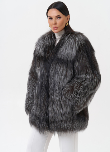 Куртка из чернобурой лисы
