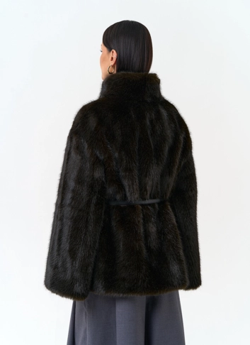 Женская шуба из эко меха фото