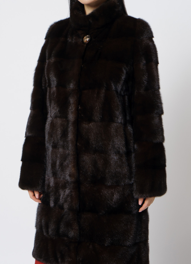 Шуба из норки модель № 25893 универмаг малина