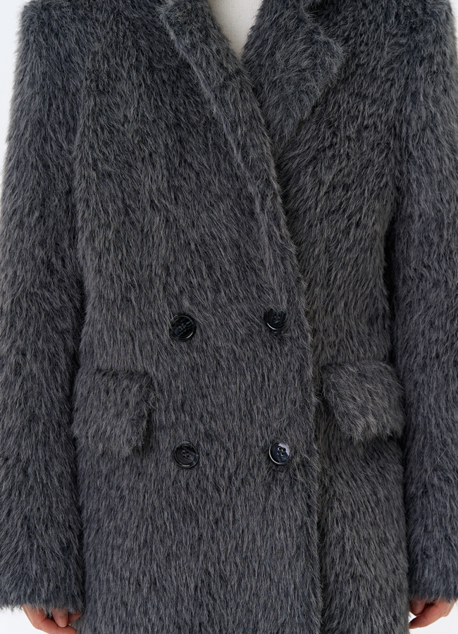 Женское утепленное пальто с английским воротником модель № 31880 в рассрочку