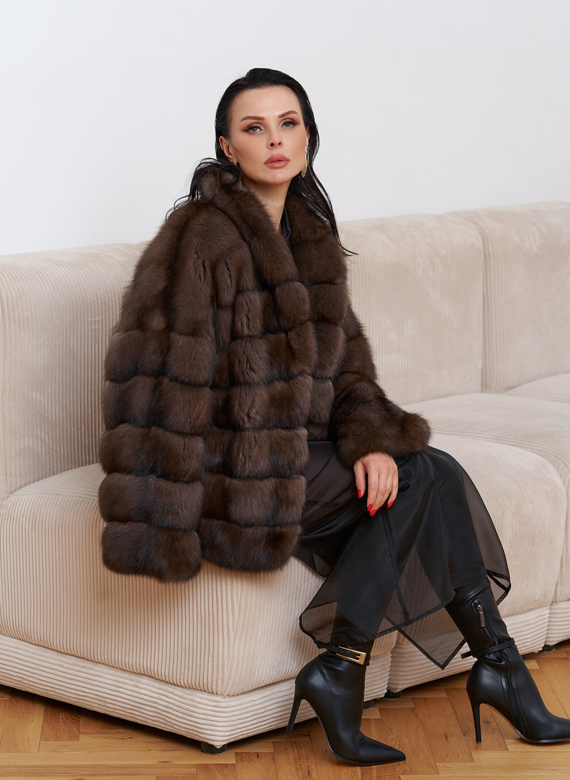 Куртка из баргузинского соболя